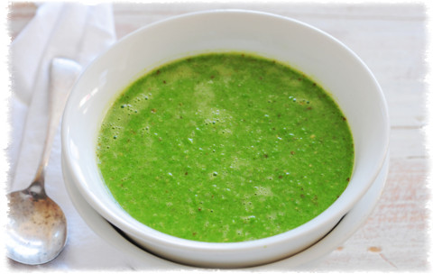 Zupa krem z zielonego groszku